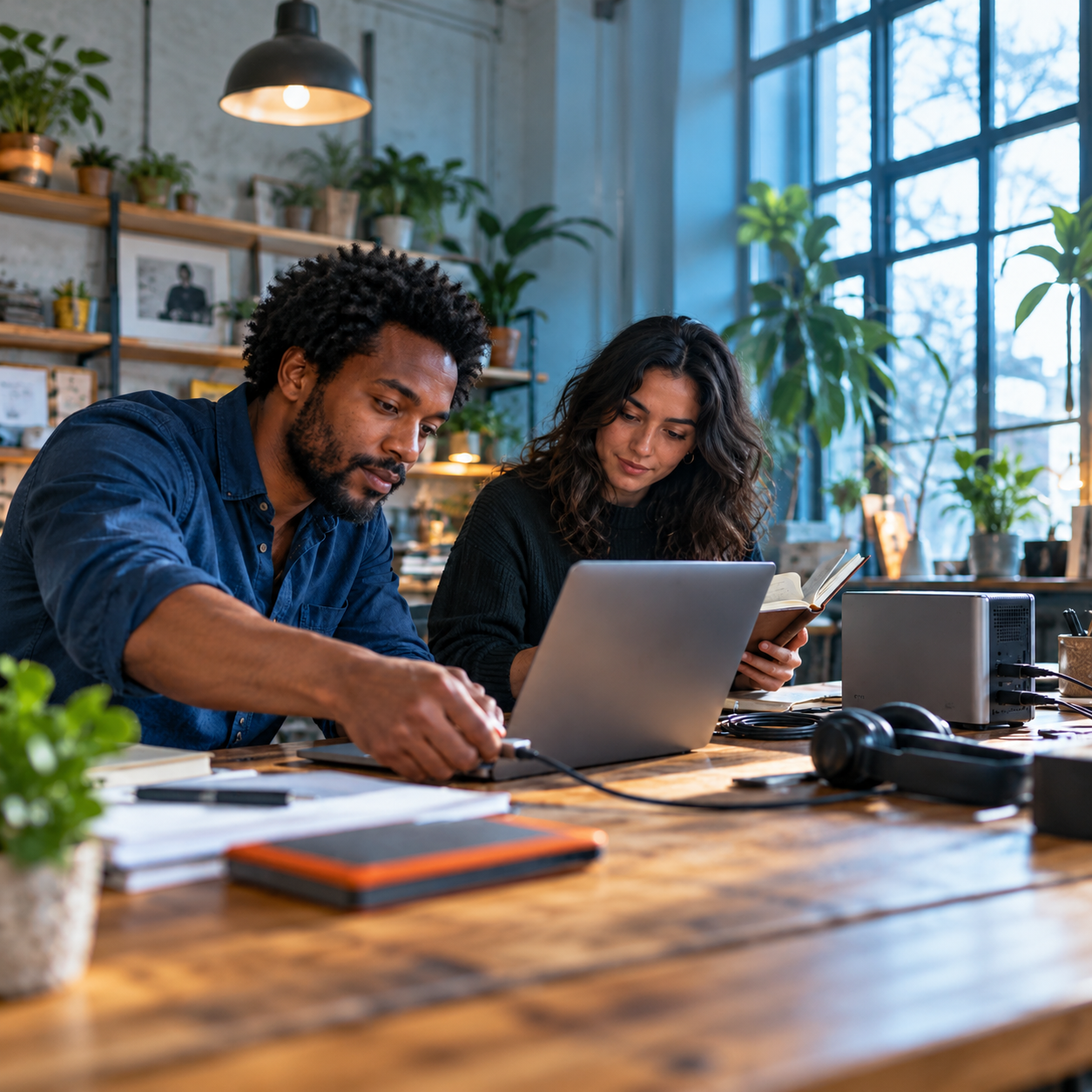 Developers prepare a shared local development workspace.